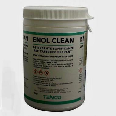 gr.250 ENOL CLEAN DETERGENTE lavaggio sanitizzazione cartucce filtranti ENOLMATIC®